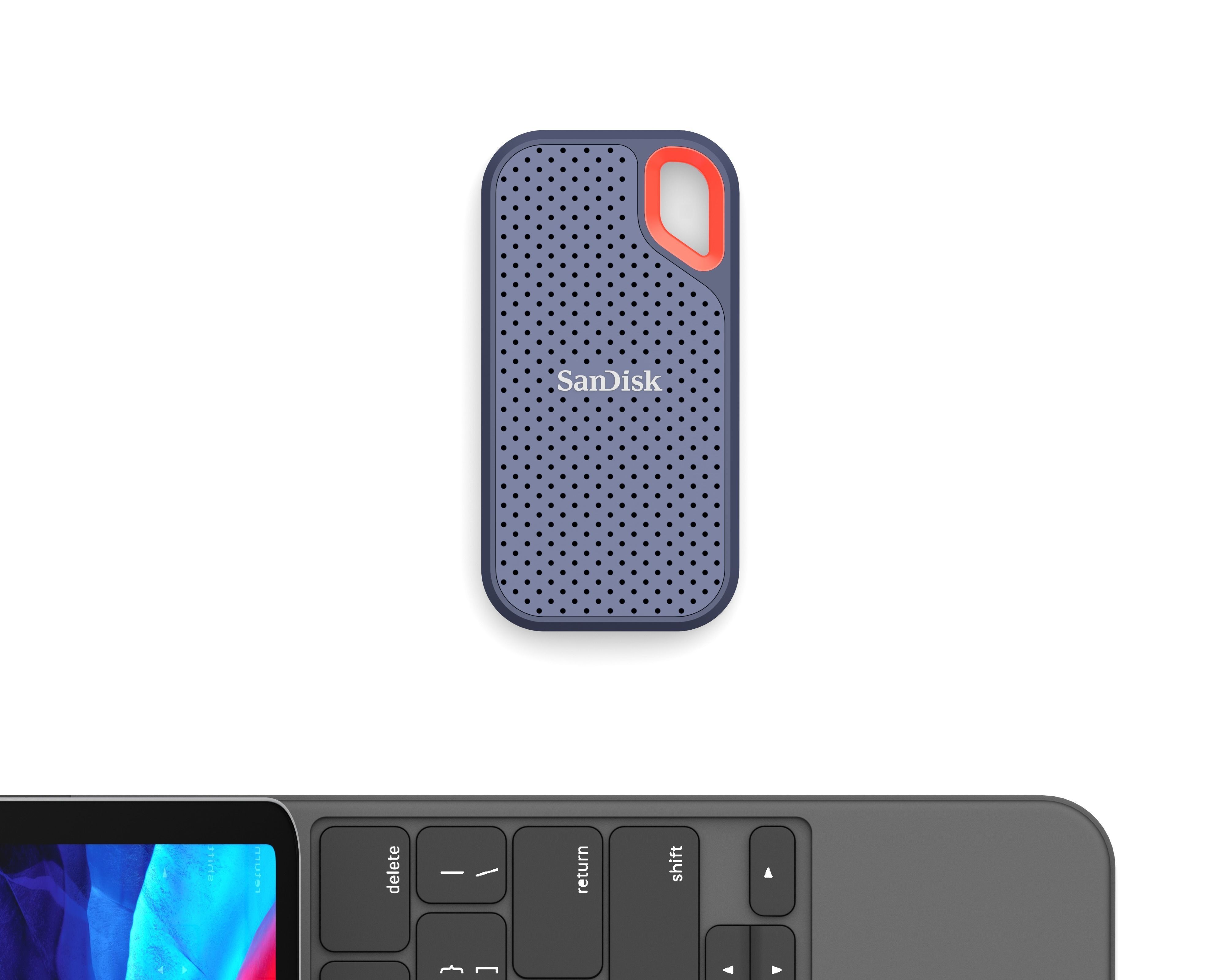 3D SanDisk Extreme Portable SSD 3D model_1