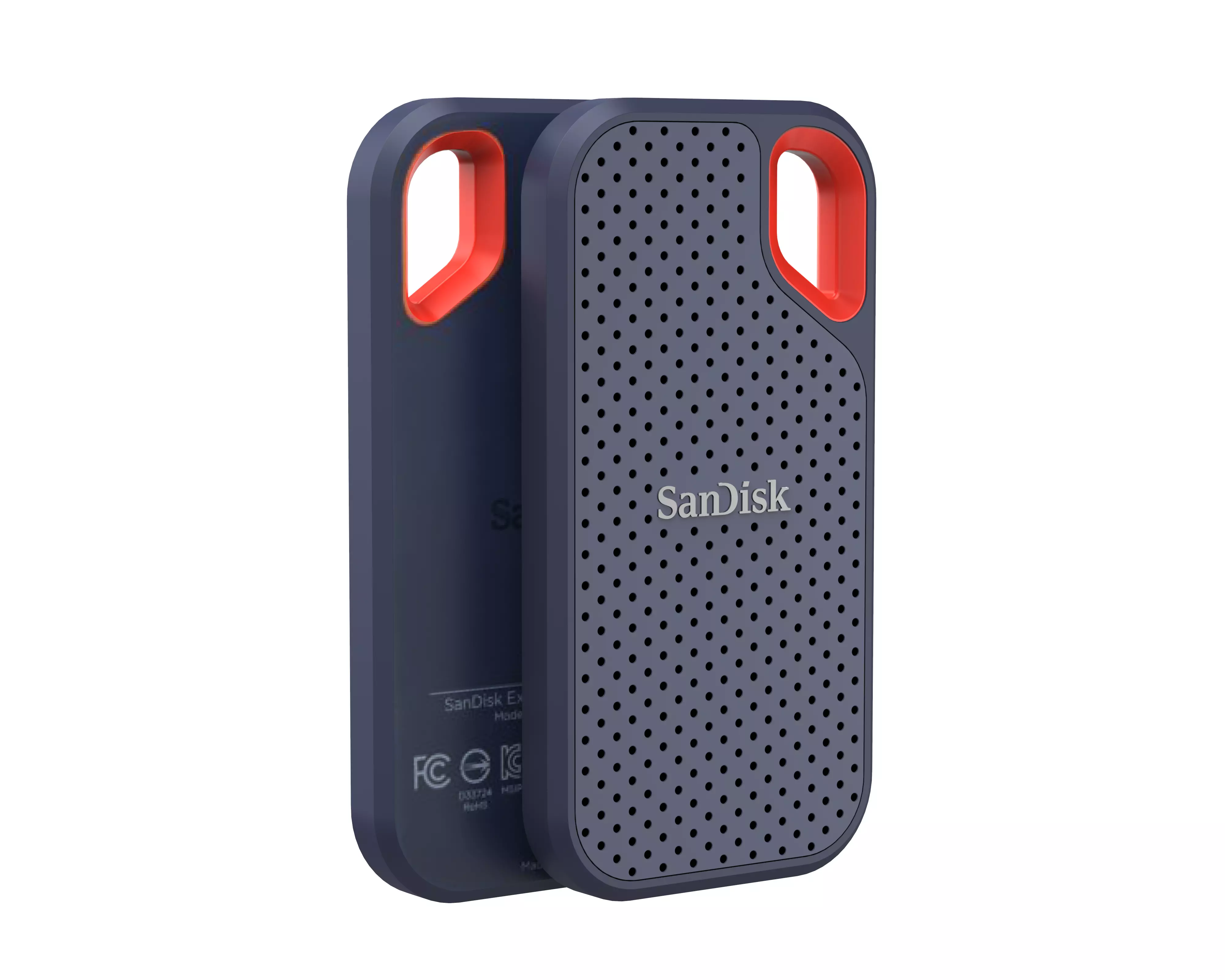 3D SanDisk Extreme Portable SSD 3D model_0