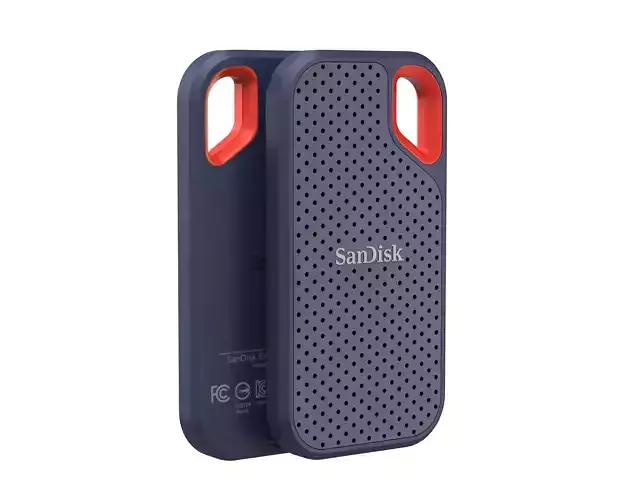 3D SanDisk Extreme Portable SSD 3D model