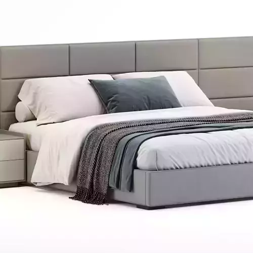 RH Modena Bed 3D model