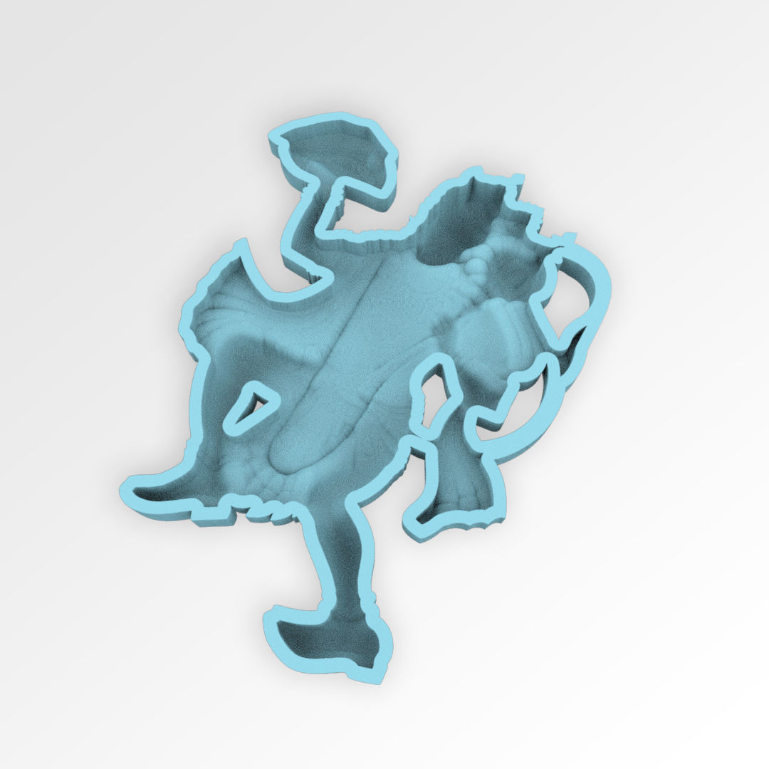 Hanumanji Pendent 3D print model_4