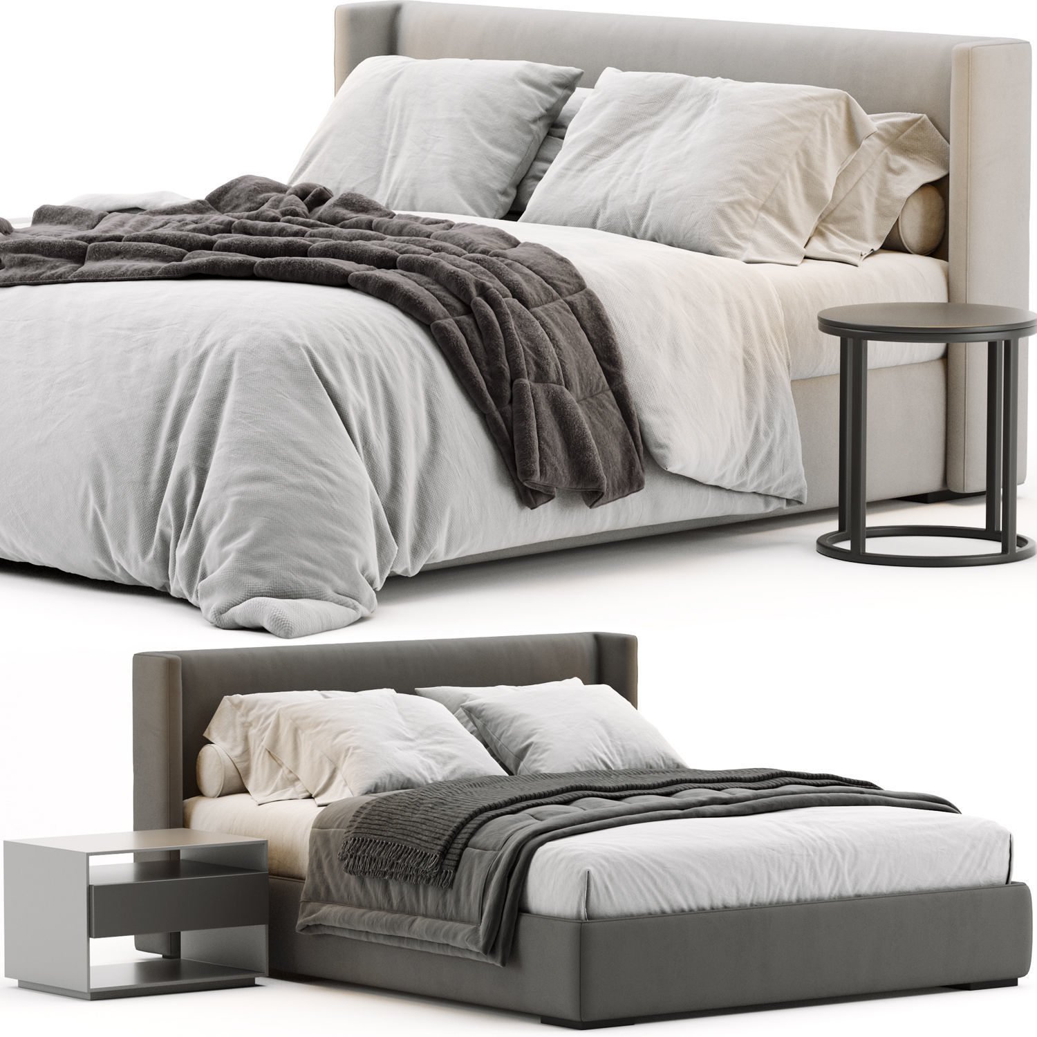 RH Lawson Bed 3D model_3