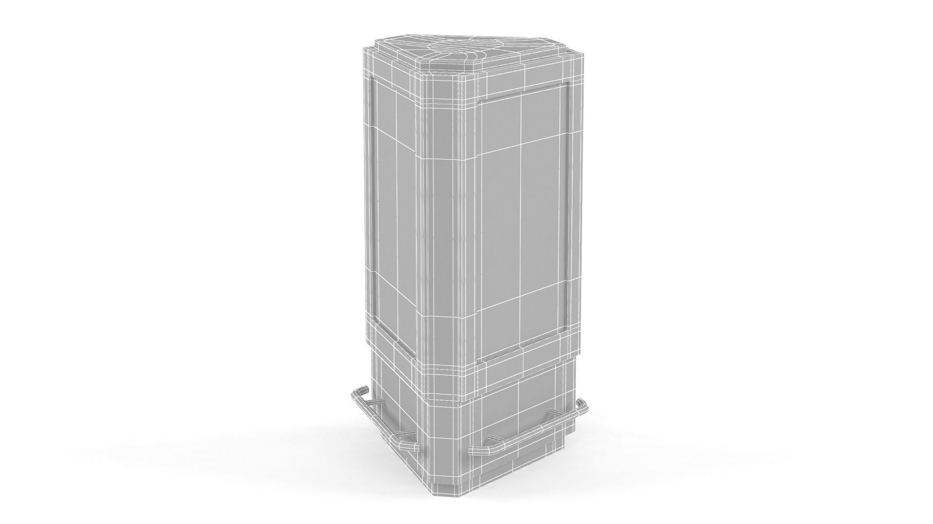 Electronic Kiosk 3D model_10