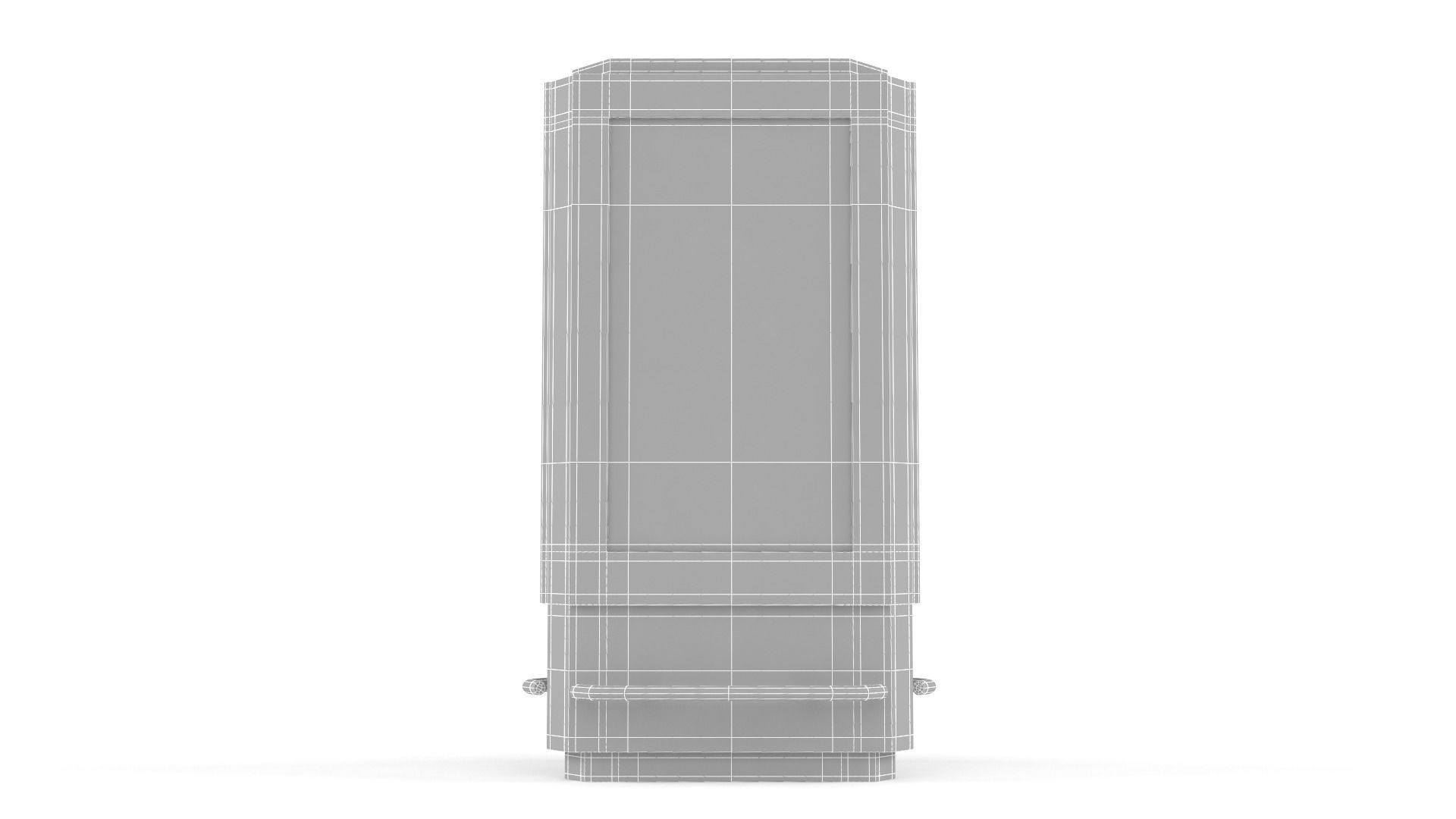 Electronic Kiosk 3D model_8