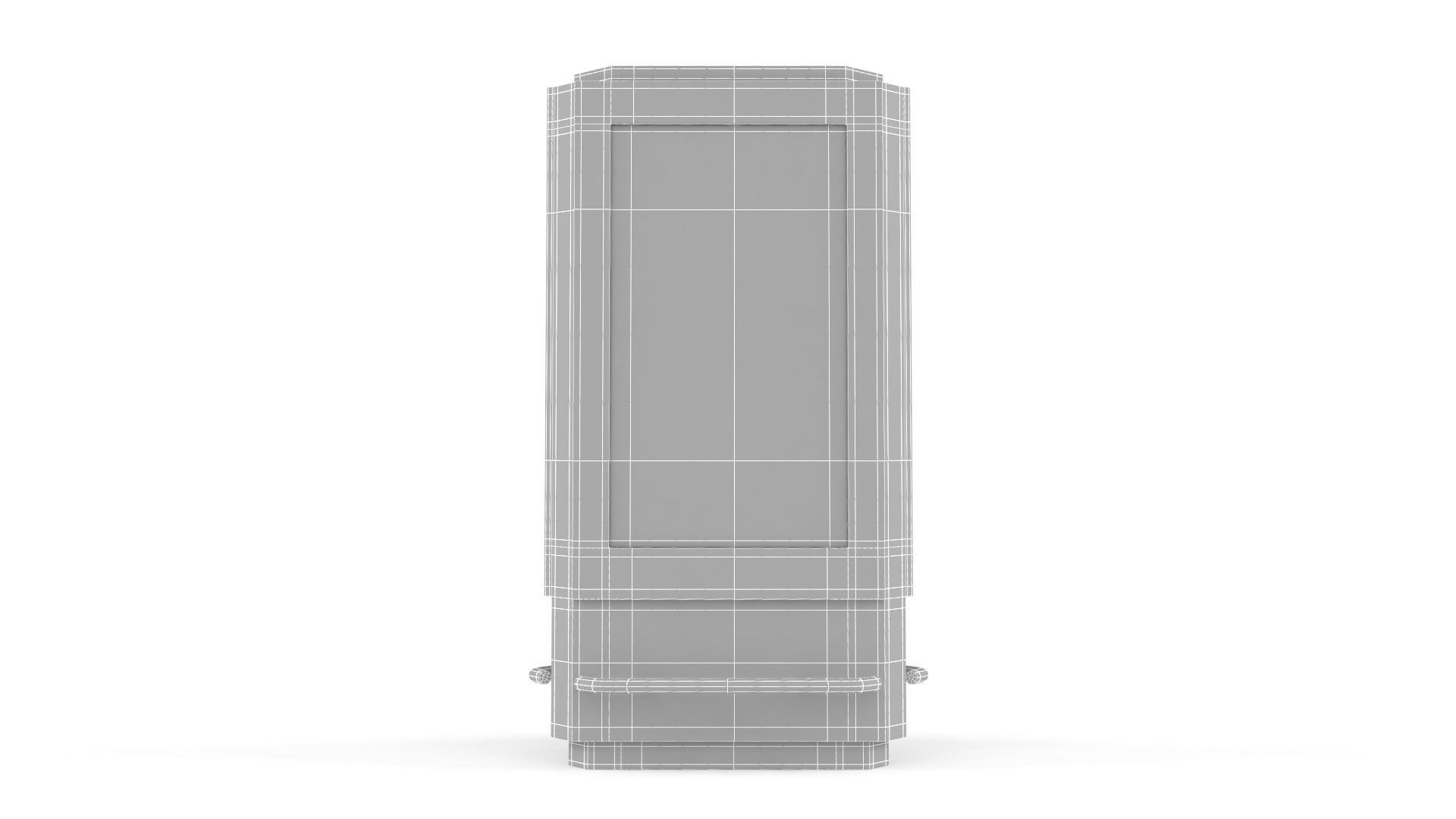 Electronic Kiosk 3D model_7