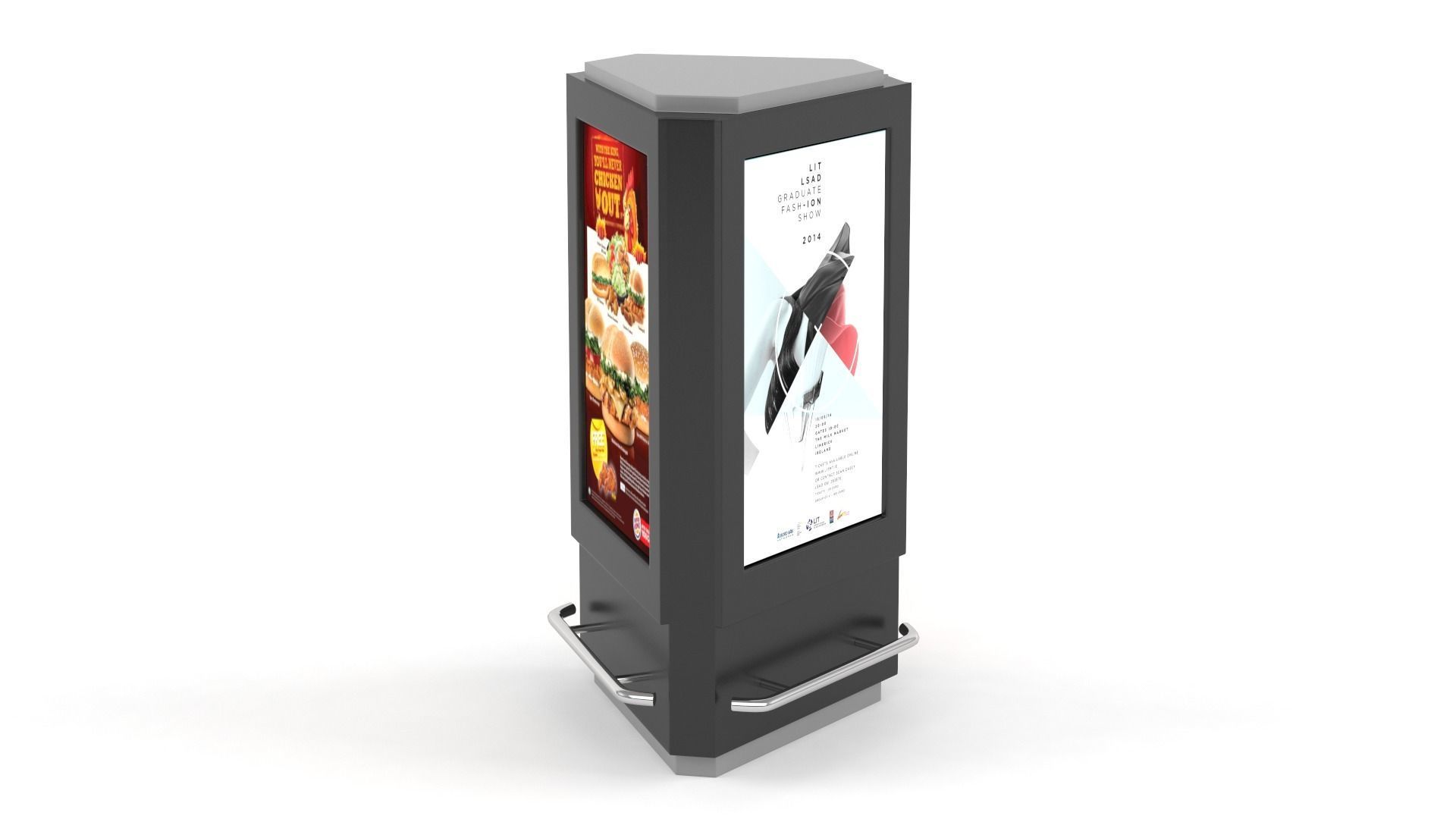 Electronic Kiosk 3D model_4