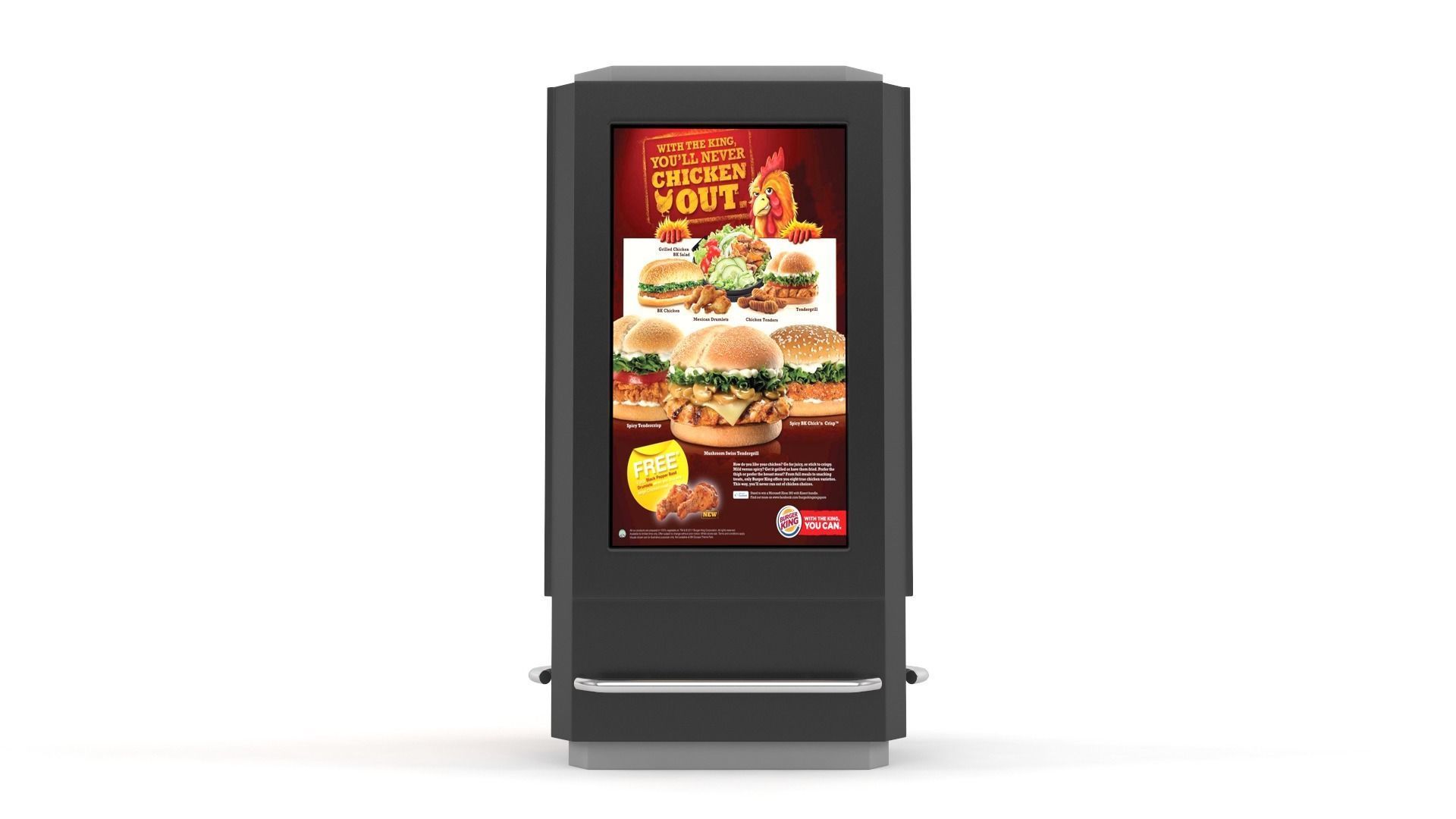 Electronic Kiosk 3D model_1