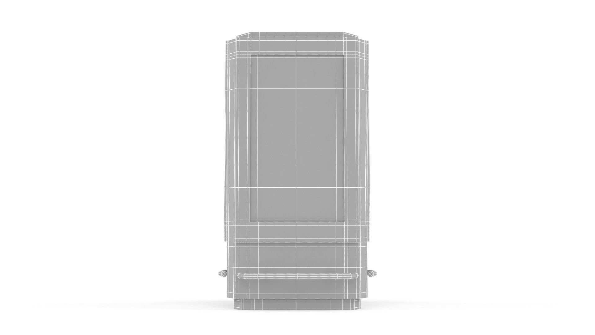 Electronic Kiosk 3D model_9