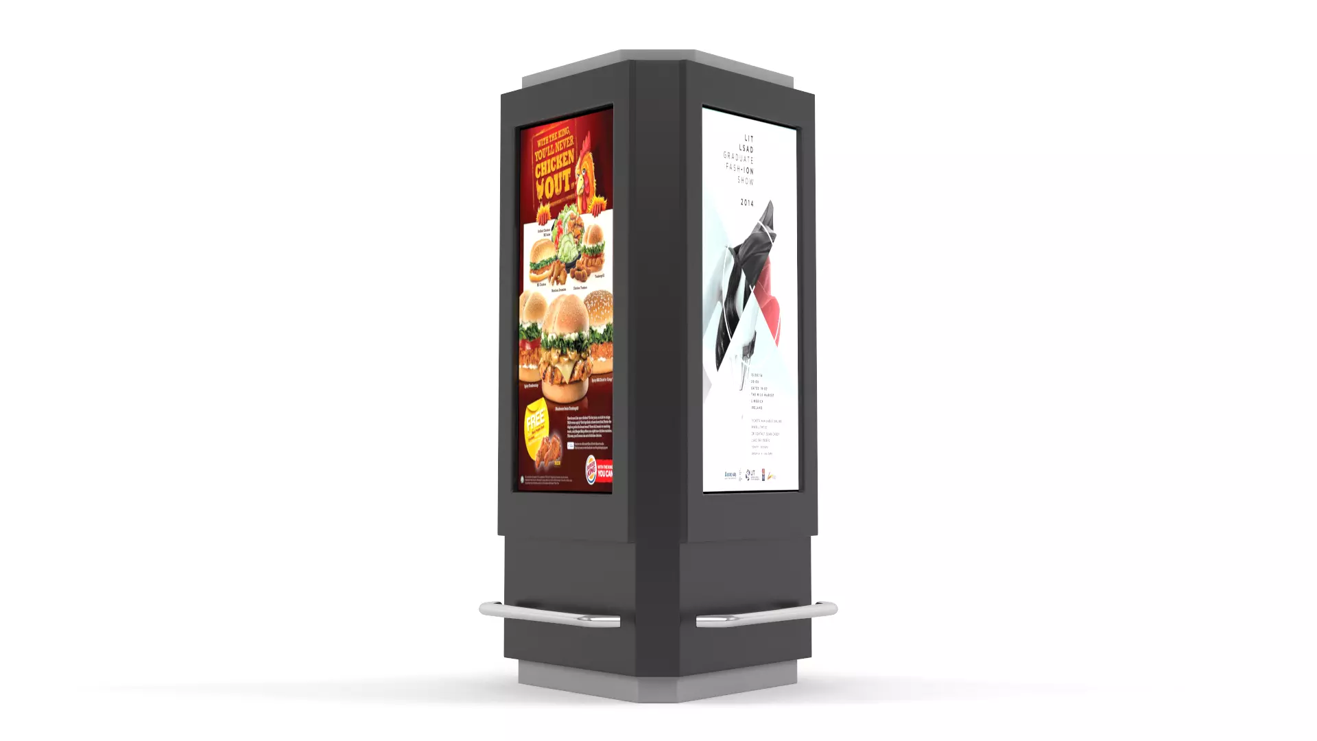 Electronic Kiosk 3D model_0