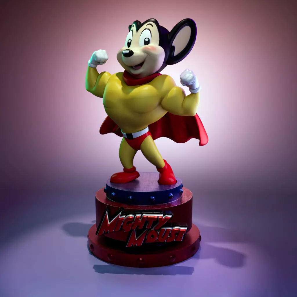 Migthy Mouse - Super Mouse 3D print model_0