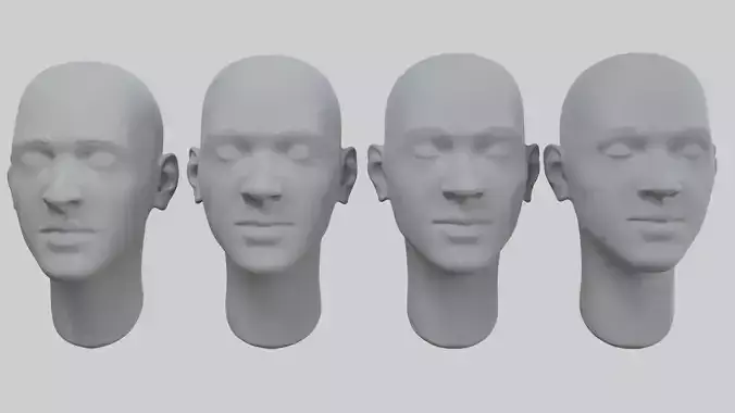 Woman Head Closed Eyes