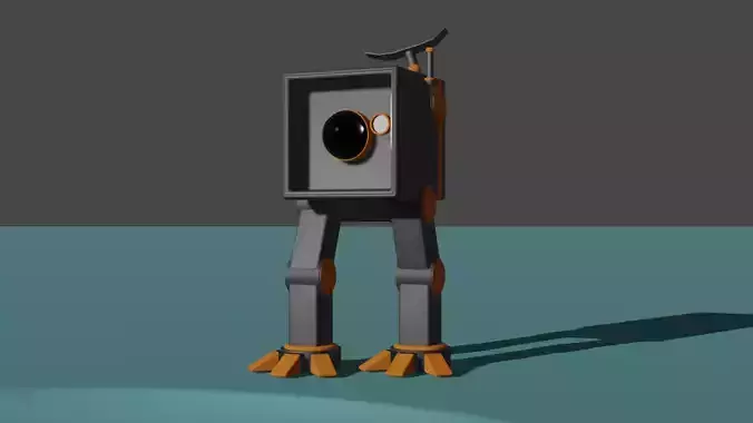 Robot with camera and legs