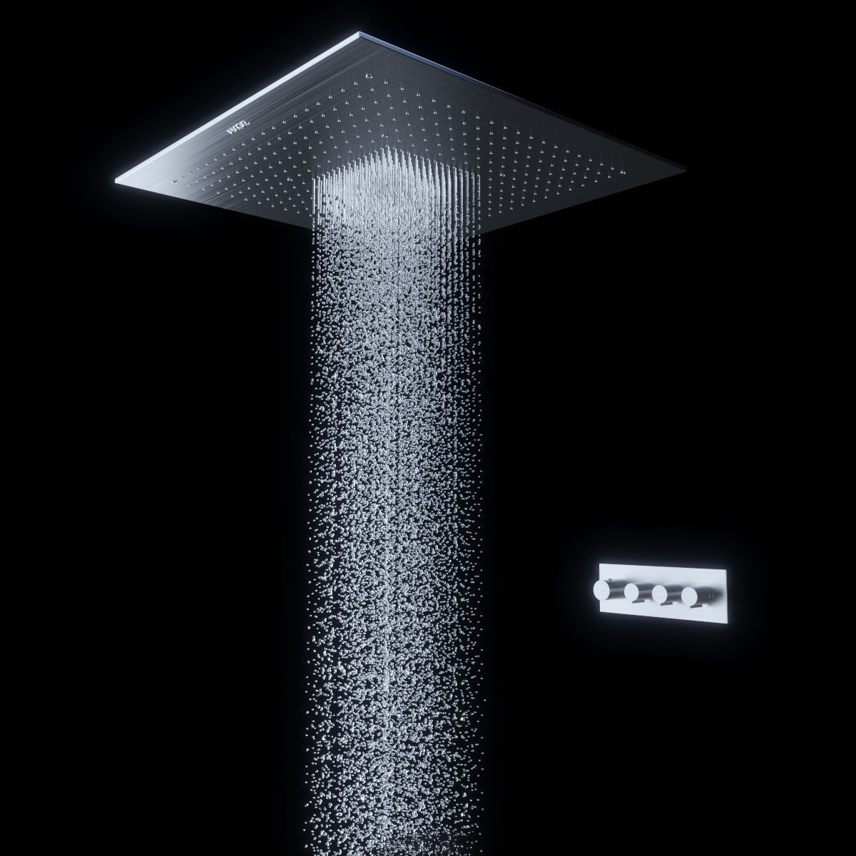 Ceiling Shower Axor 2 3D model_1