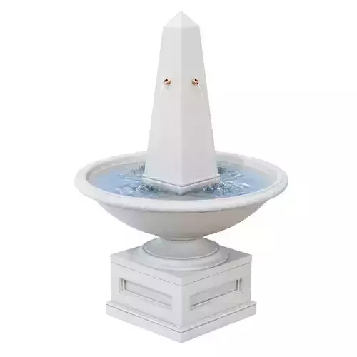 Compania-Condotti Concrete Obelisk Fountain 3D model