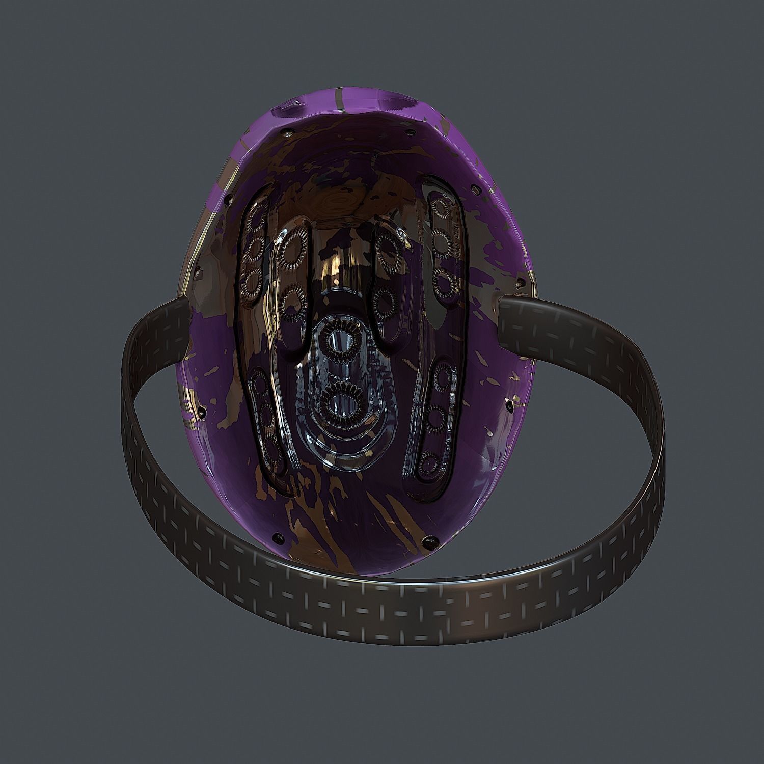 Helmet gas mask scifi military combat Low-poly Low-poly 3D model_6