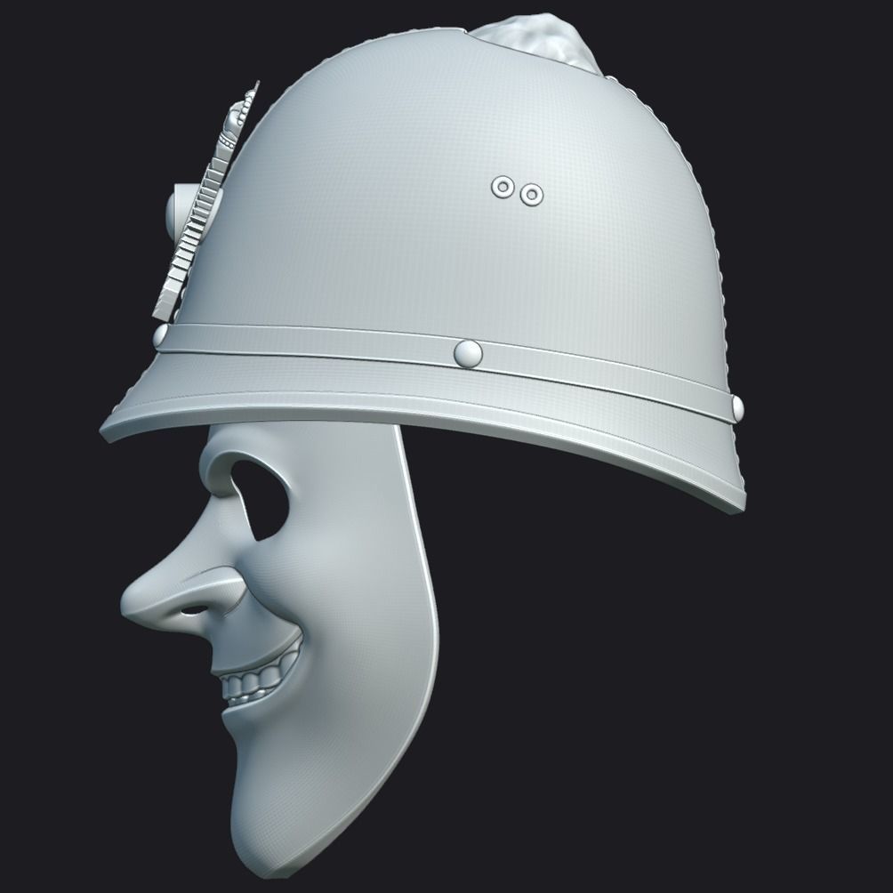 Bobby Mask and Helmet 3D print model_7