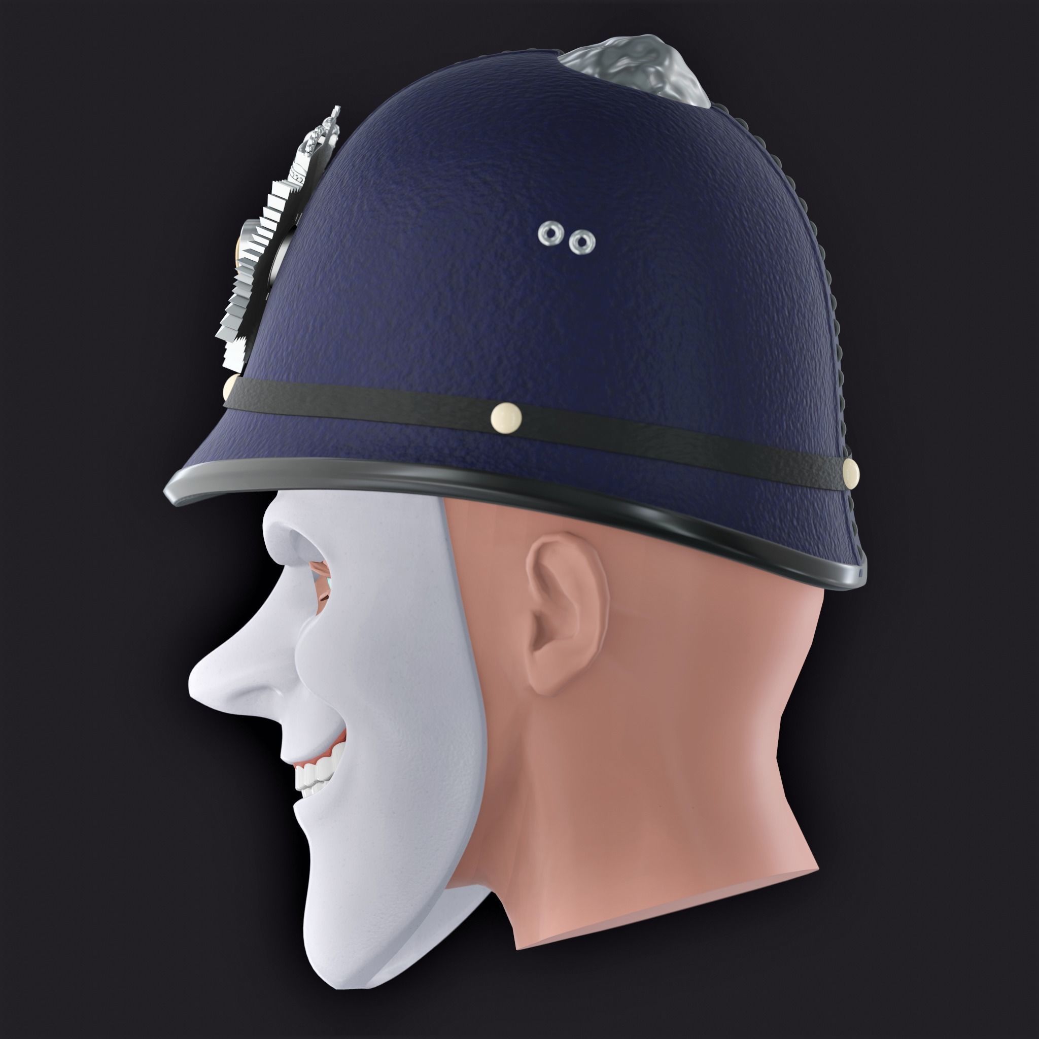 Bobby Mask and Helmet 3D print model_1