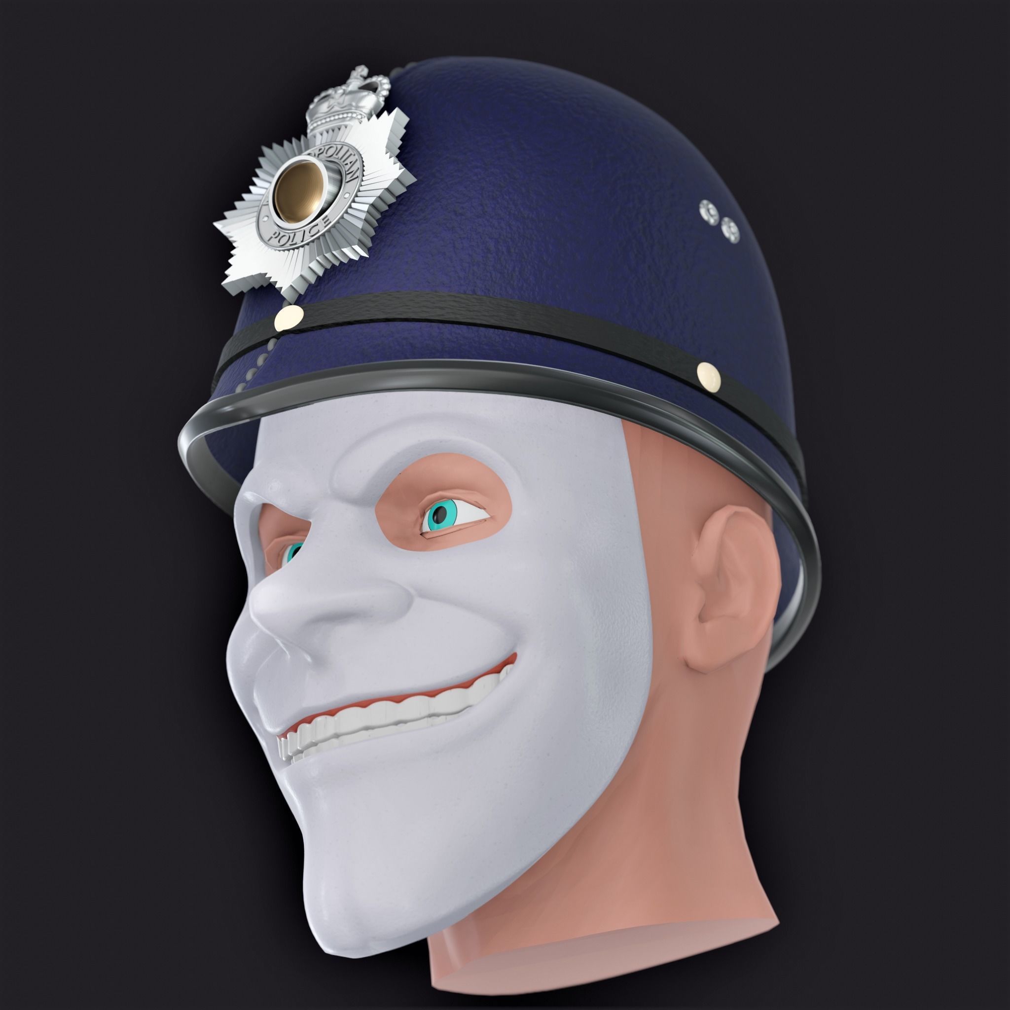 Bobby Mask and Helmet 3D print model_2