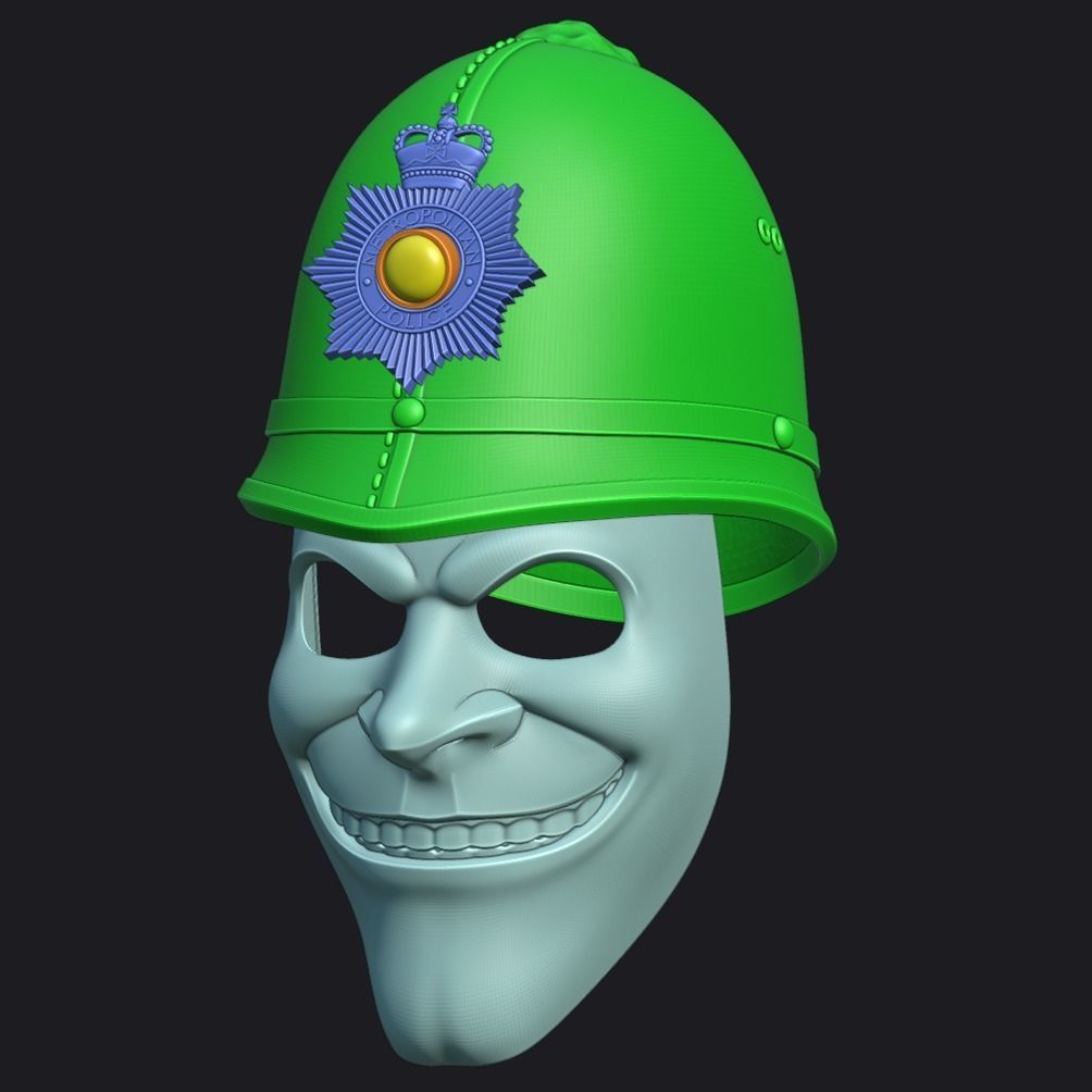 Bobby Mask and Helmet 3D print model_14