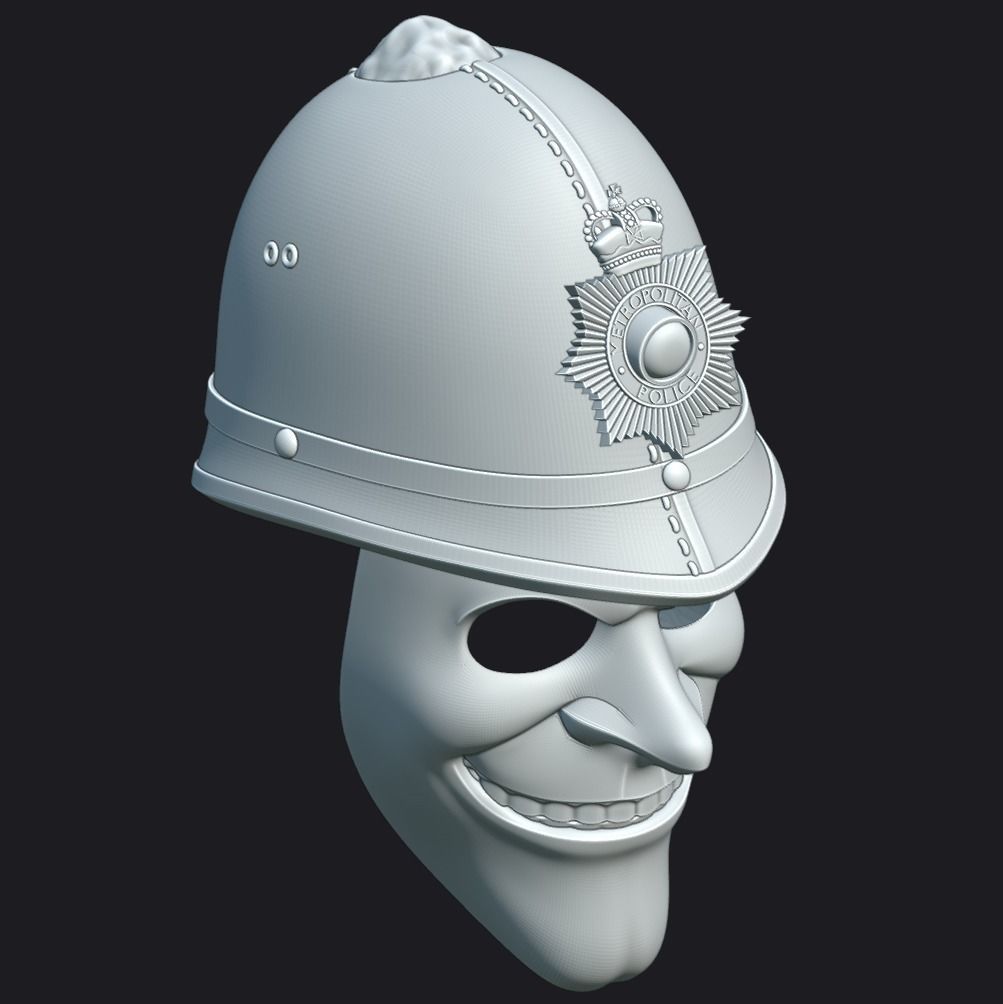 Bobby Mask and Helmet 3D print model_9
