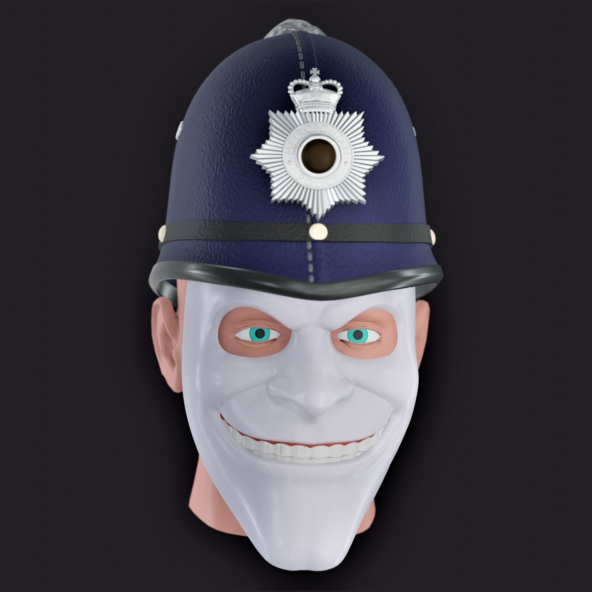 Bobby Mask and Helmet 3D print model_3