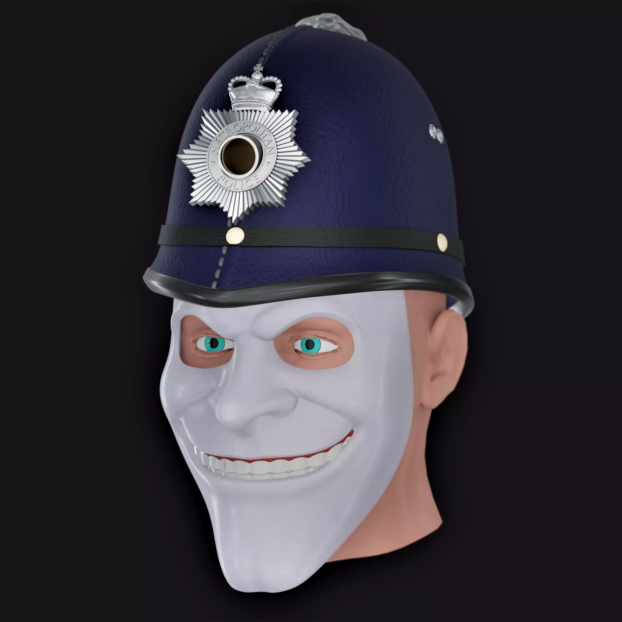 Bobby Mask and Helmet 3D print model_0