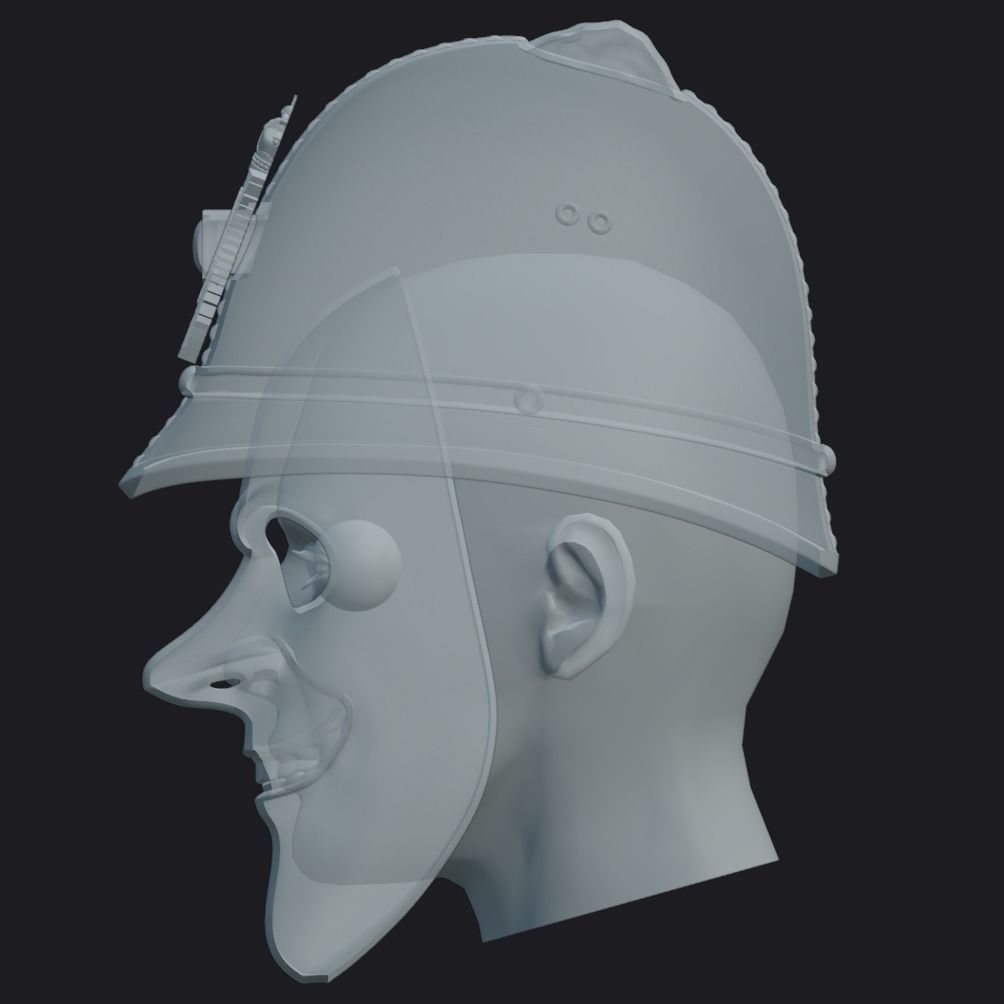 Bobby Mask and Helmet 3D print model_16
