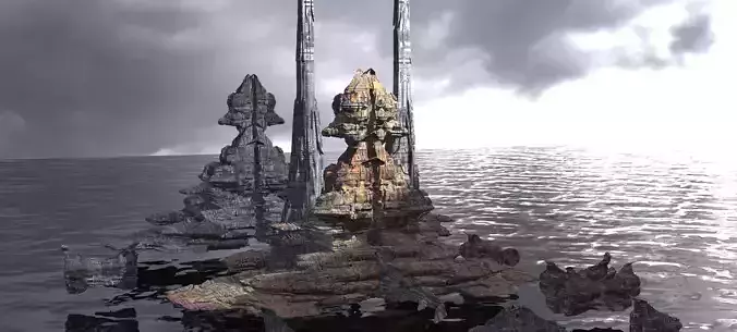 Space Roamer Mining laser Architecture Kit bash 1 