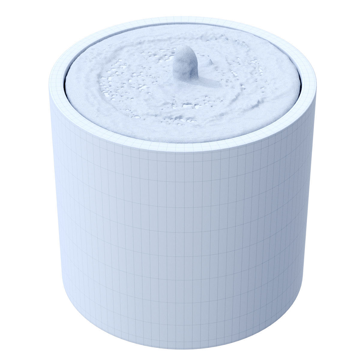 Evita Concrete Fountain 3D model_5