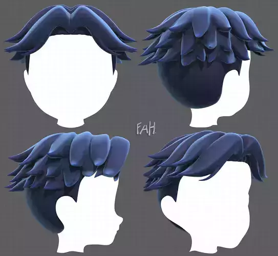 Base Hair for Boy V11