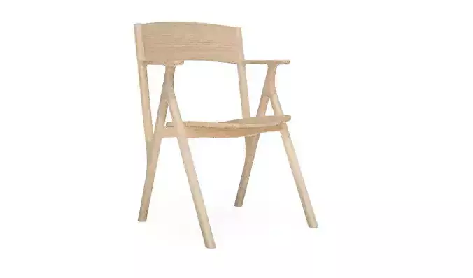 Oak arm chair