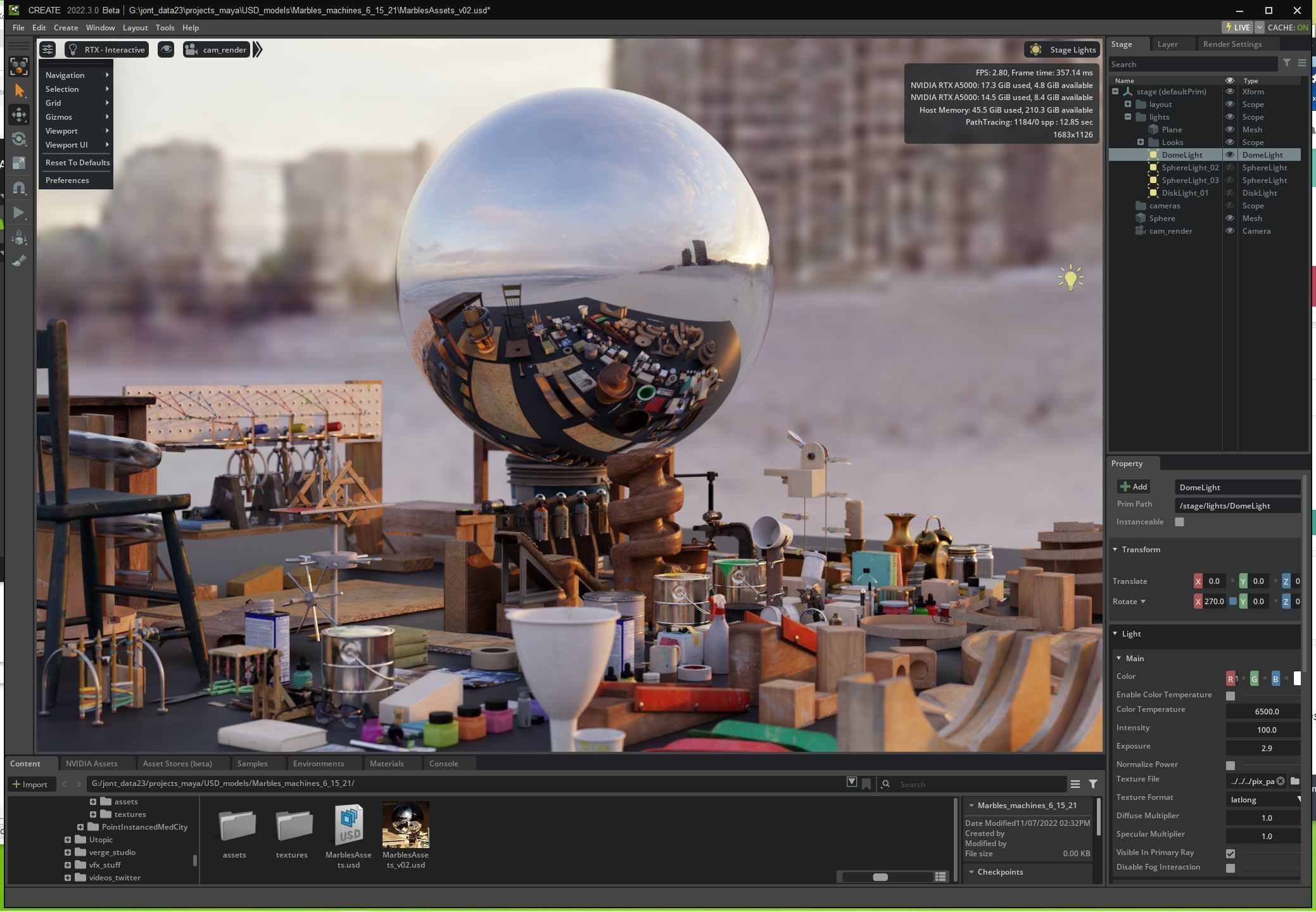 10 Free HDR panoramas - created with Text2Light - zero shot Free 3D model_10