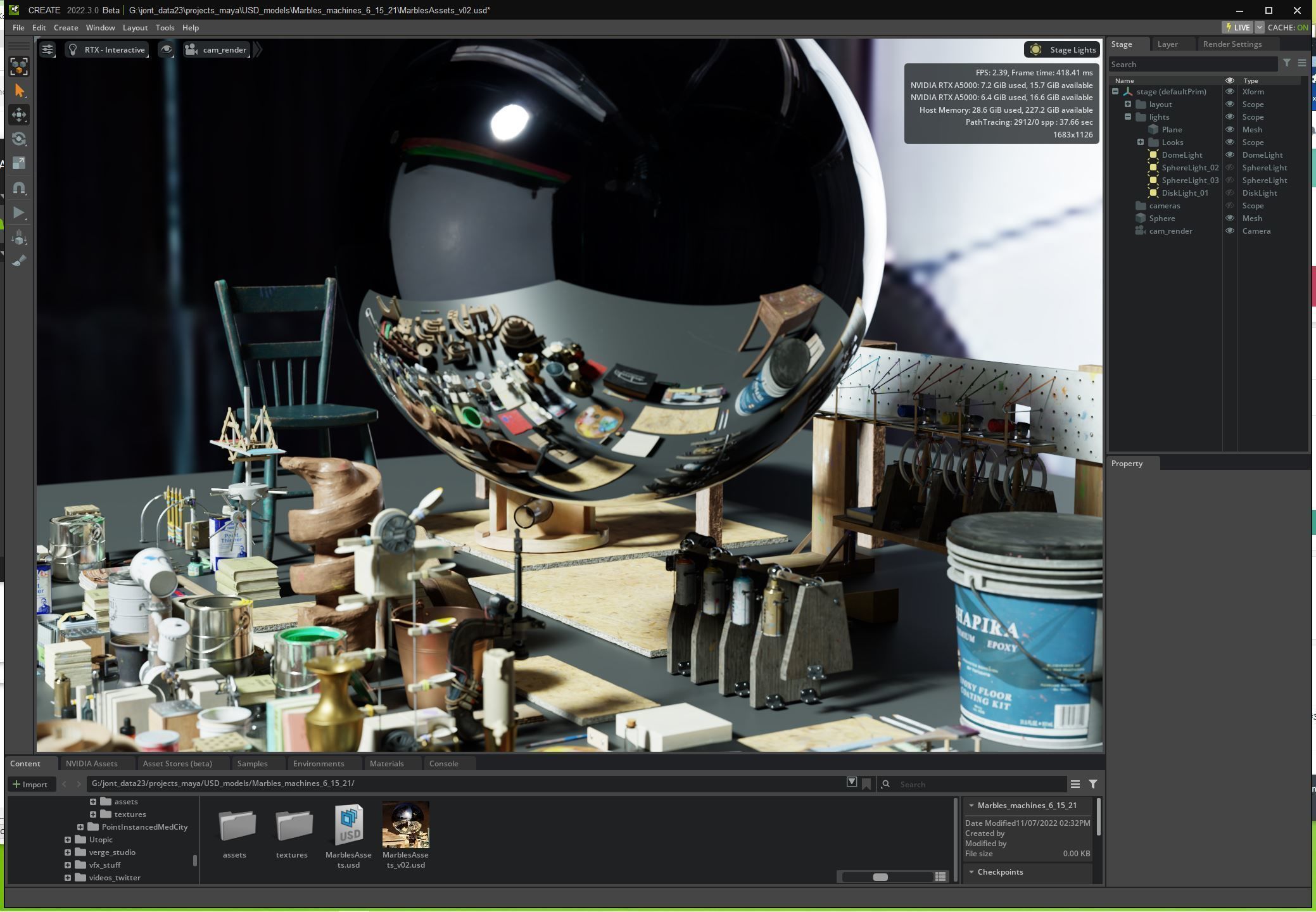 10 Free HDR panoramas - created with Text2Light - zero shot Free 3D model_7