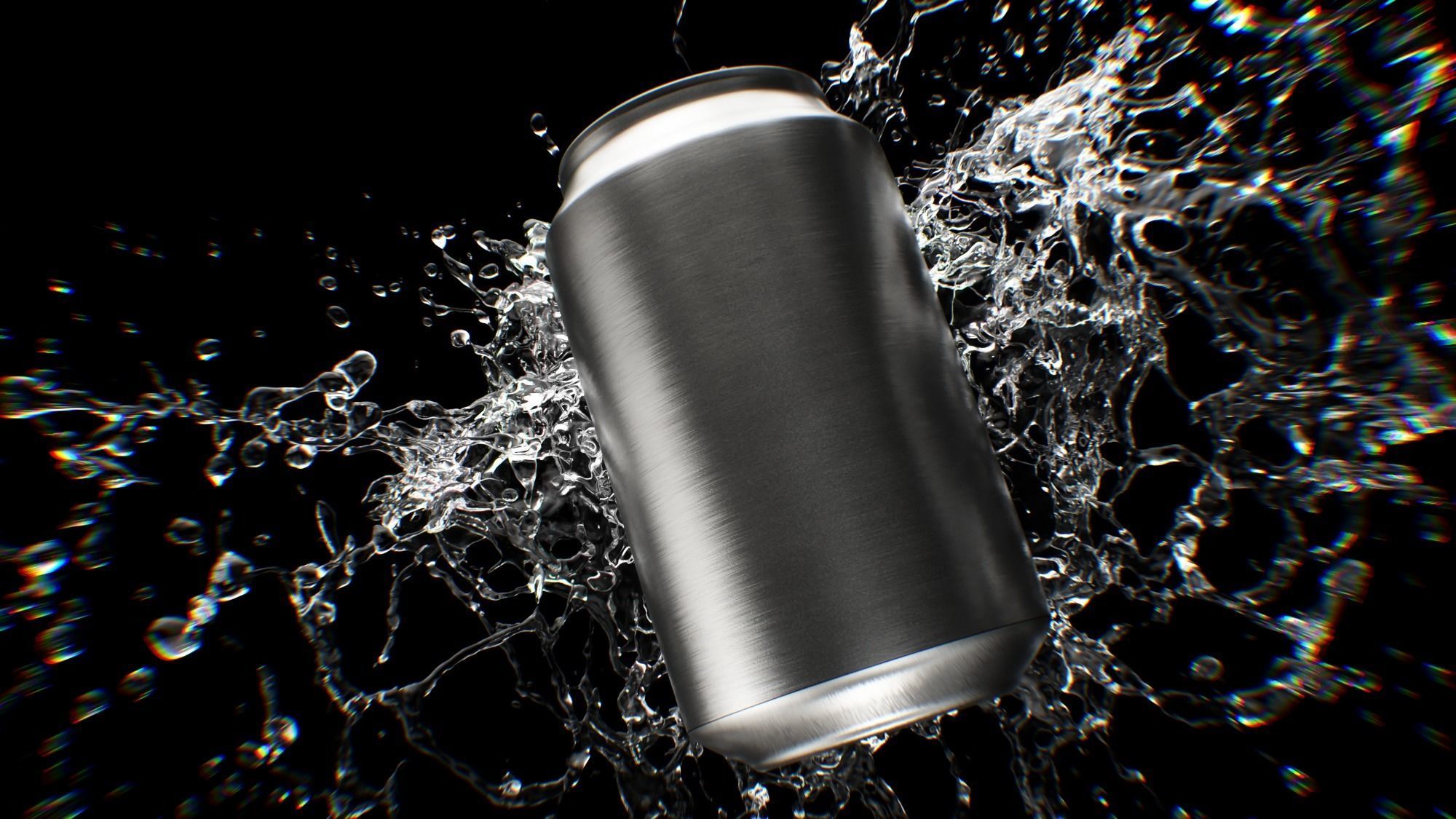 Splash Soda Animated 3D model_3