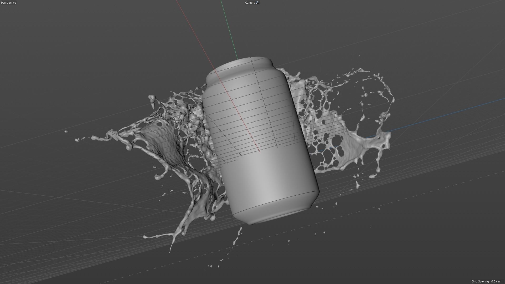 Splash Soda Animated 3D model_4