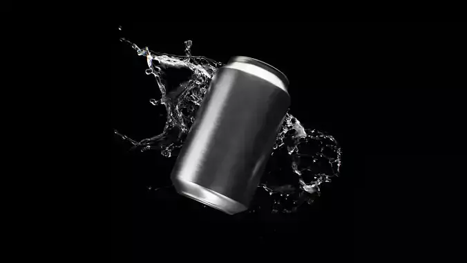 Splash Soda Animated 3D model