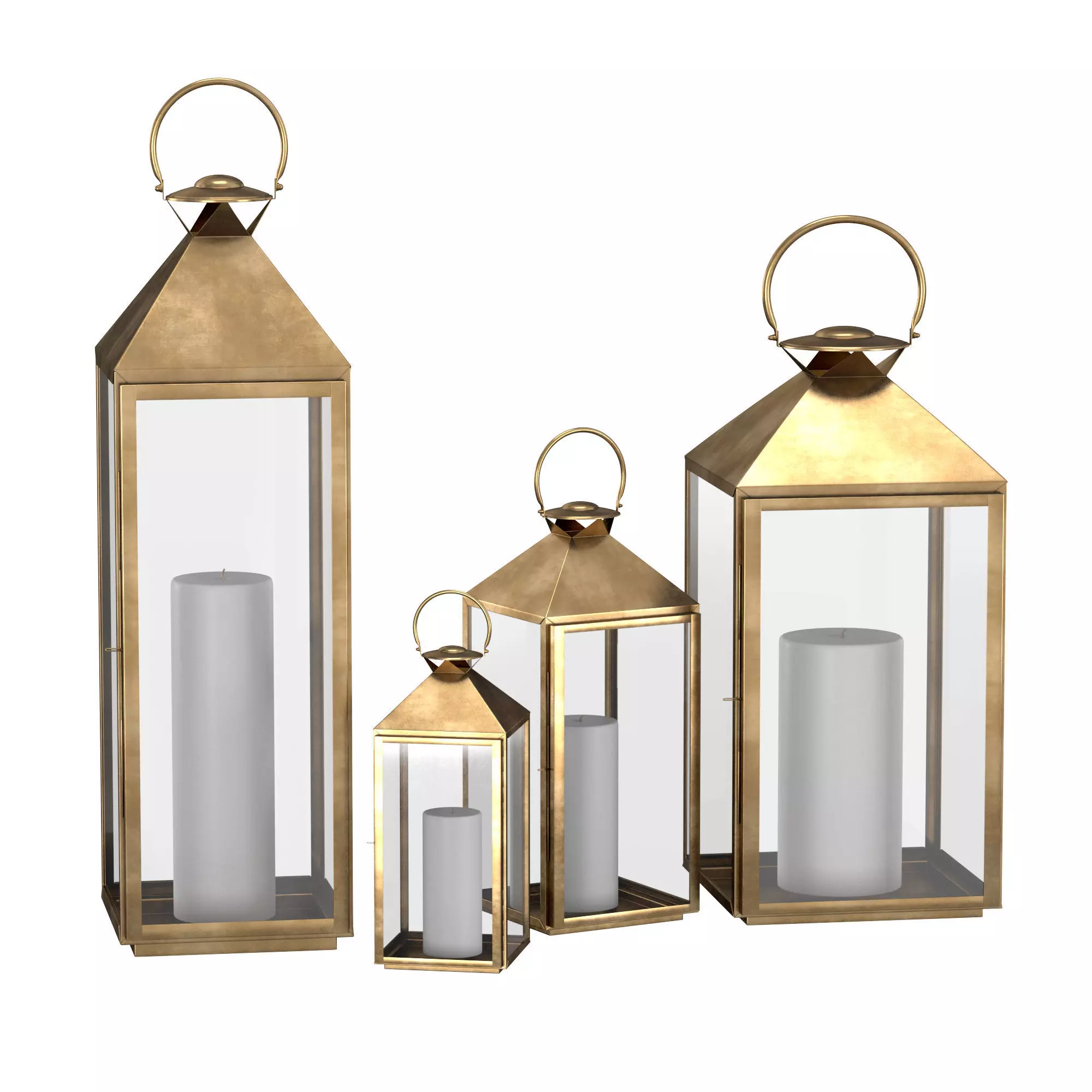 Cardiff Outdoor Lantern 3D model_0