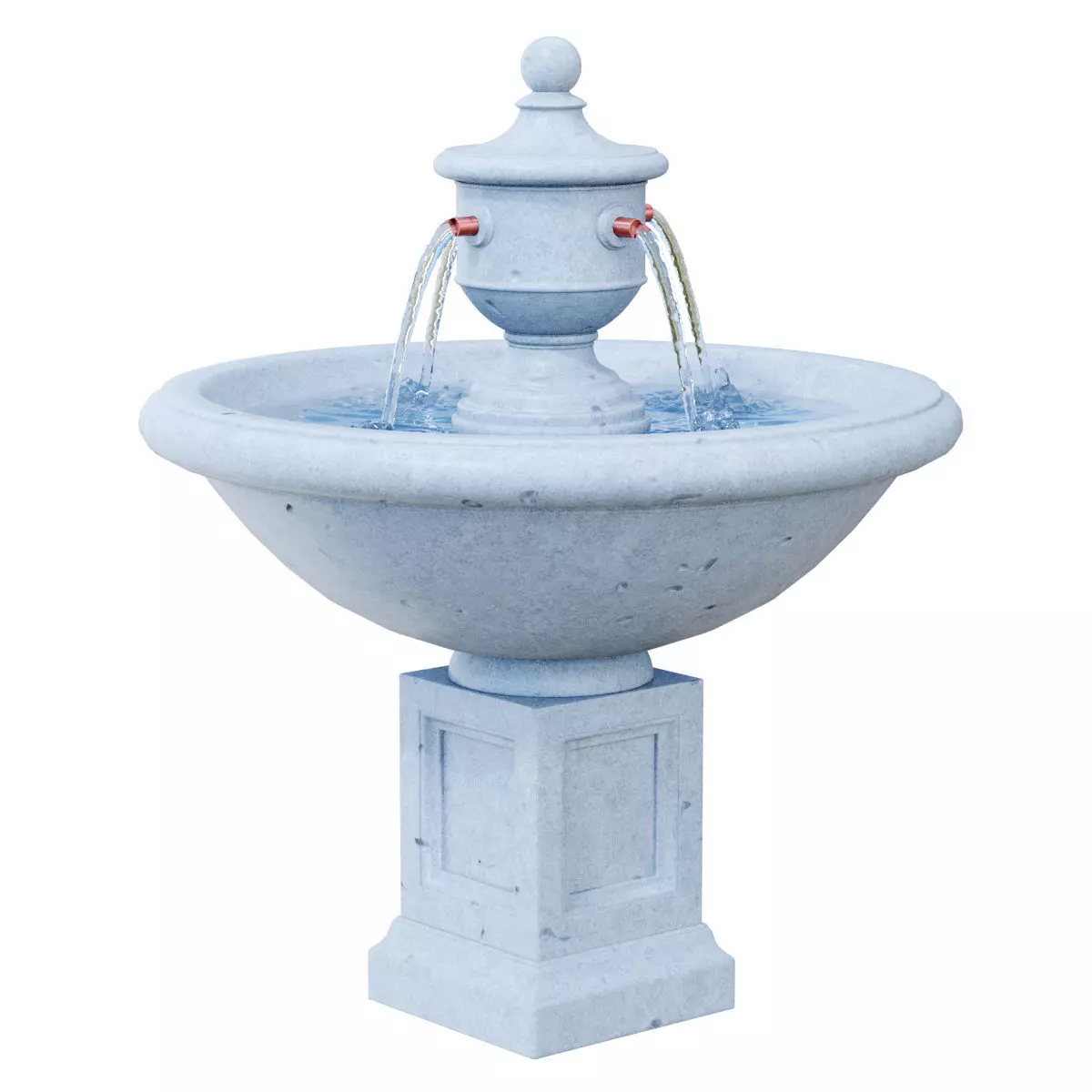 Rochefort Fountain 3D model_0