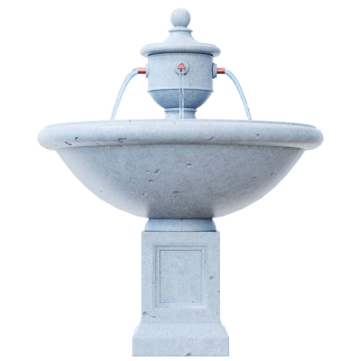 Rochefort Fountain 3D model_2
