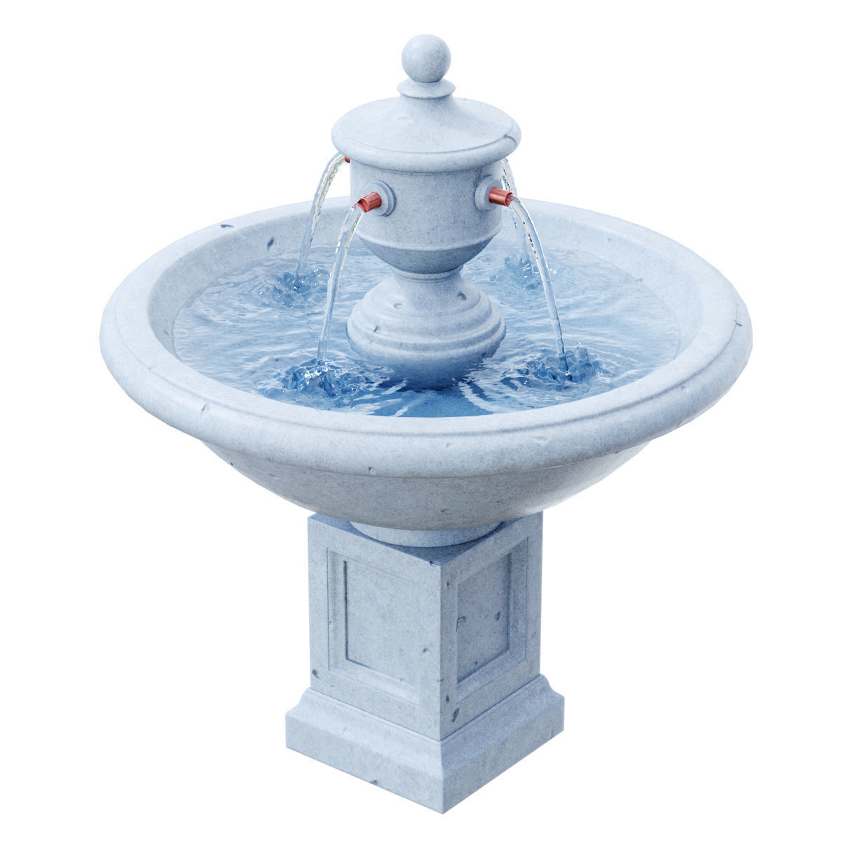 Rochefort Fountain 3D model_1