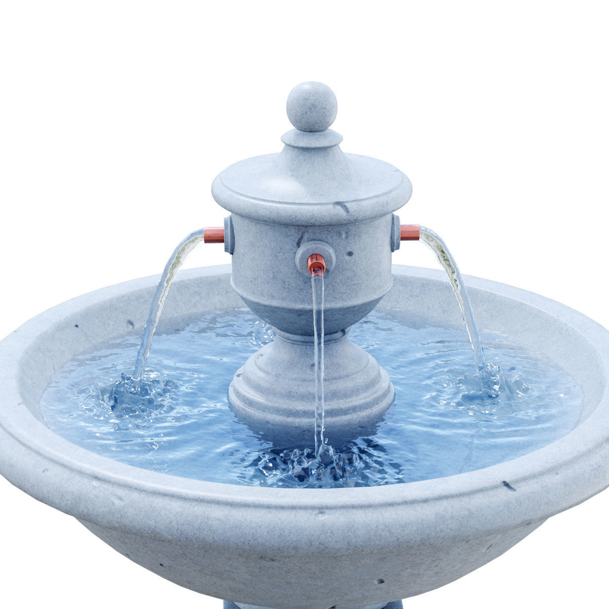 Rochefort Fountain 3D model_4
