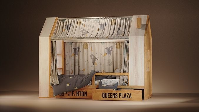 Bed Kids - 3D MODEL 3D model 4