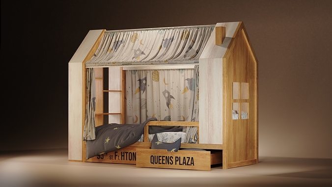 Bed Kids - 3D MODEL 3D model