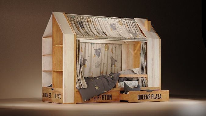 Bed Kids - 3D MODEL 3D model 3
