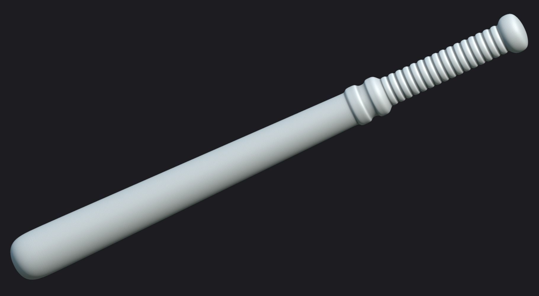 An example of a police baton Free 3D print model_2
