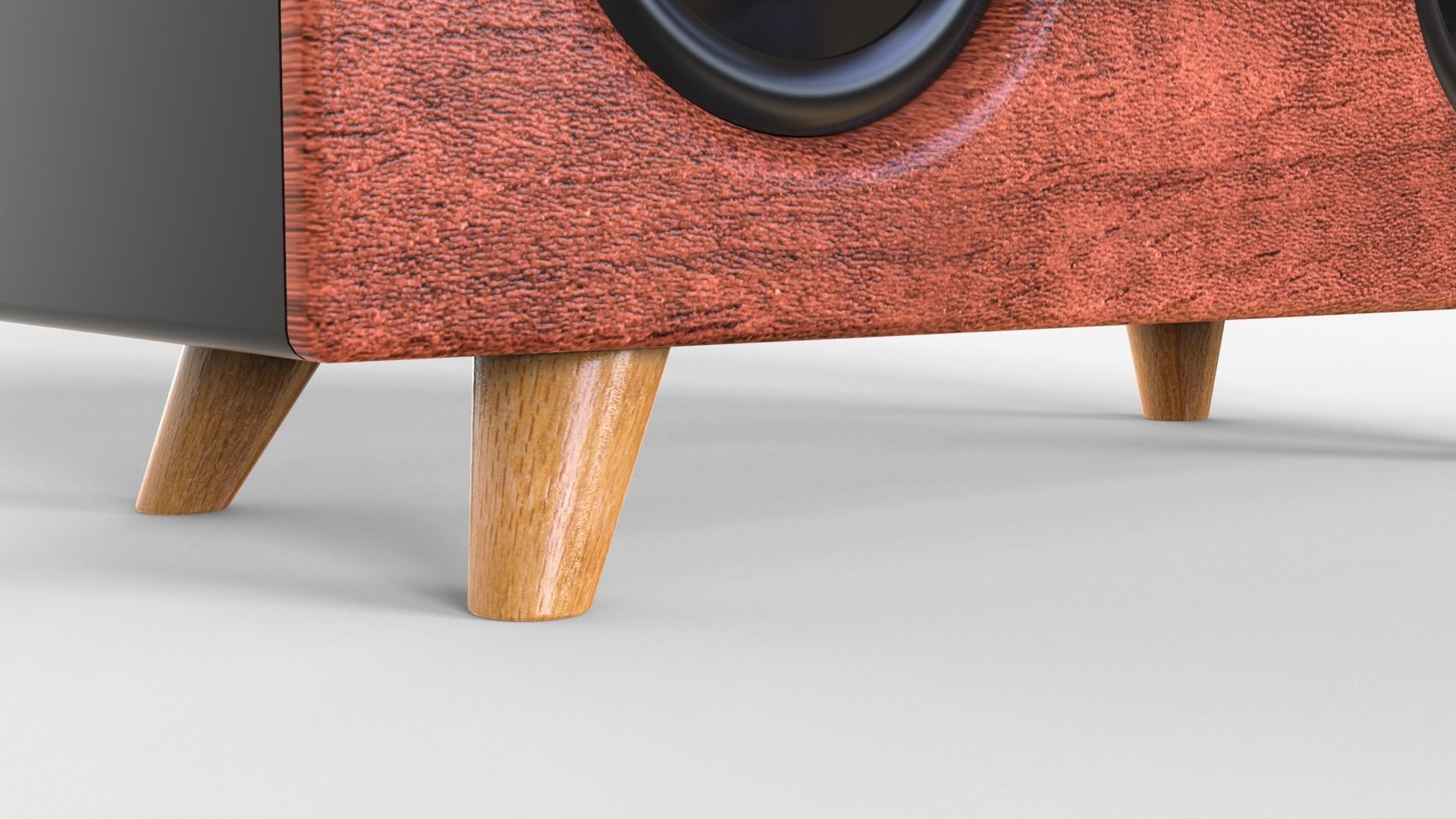 Mini Retro Speaker 3D model_8