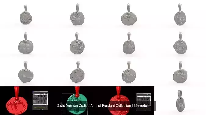 David Yurman Zodiac Amulet Pendant Collection 