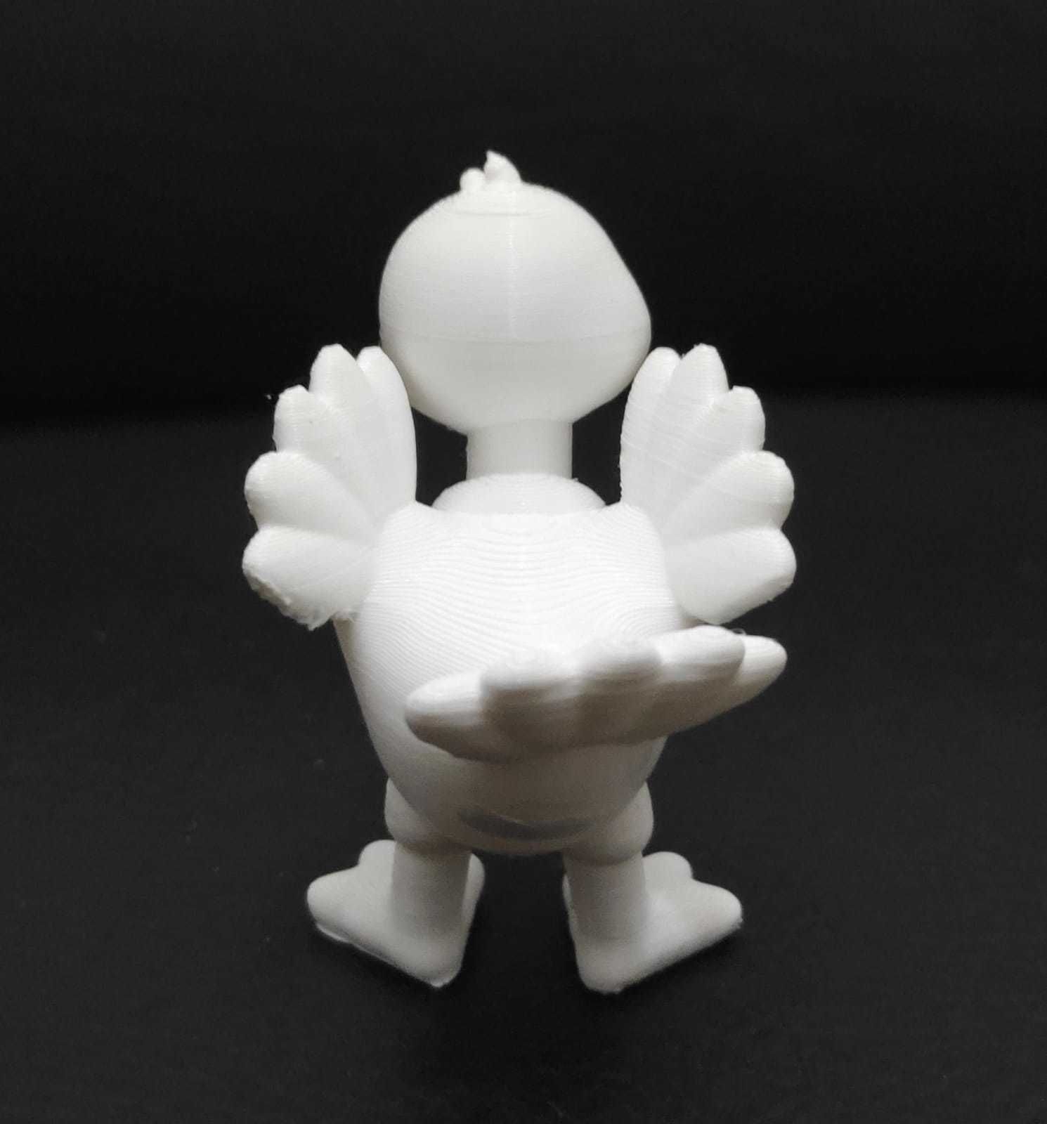 Dancing Ostrich 3D print model_8