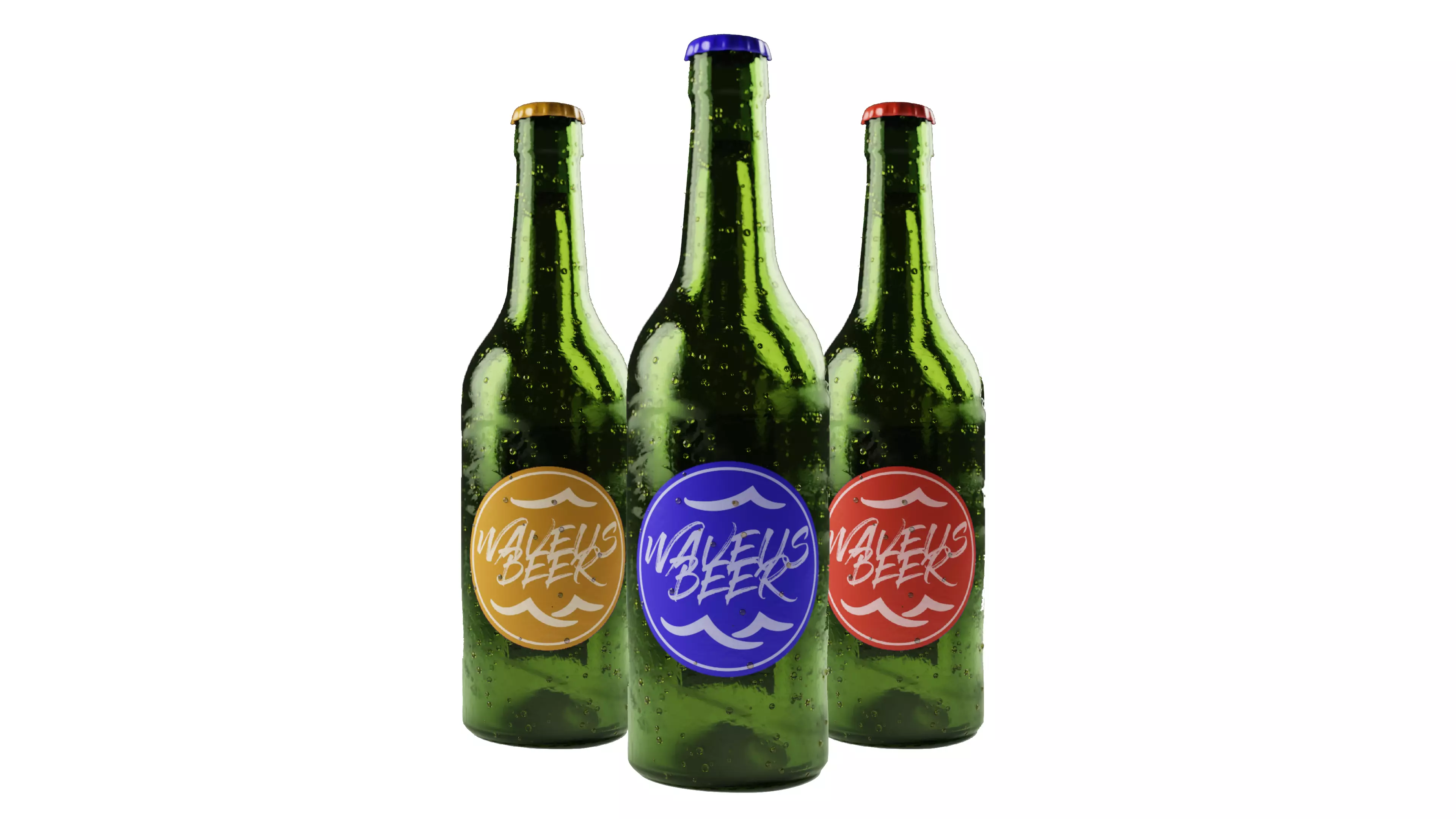 Beer Bottle Free 3D model