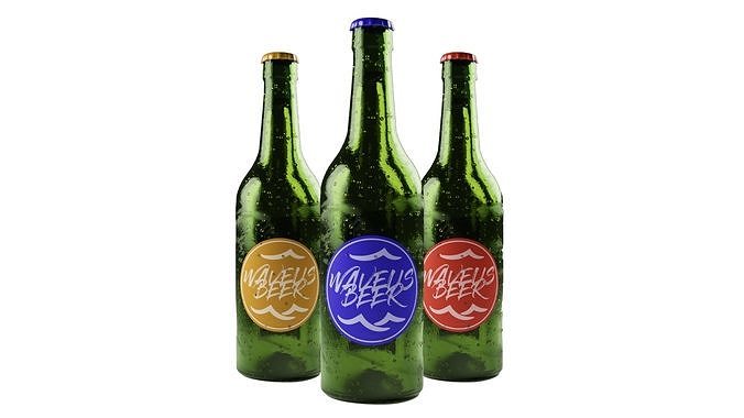 Beer Bottle Free 3D model